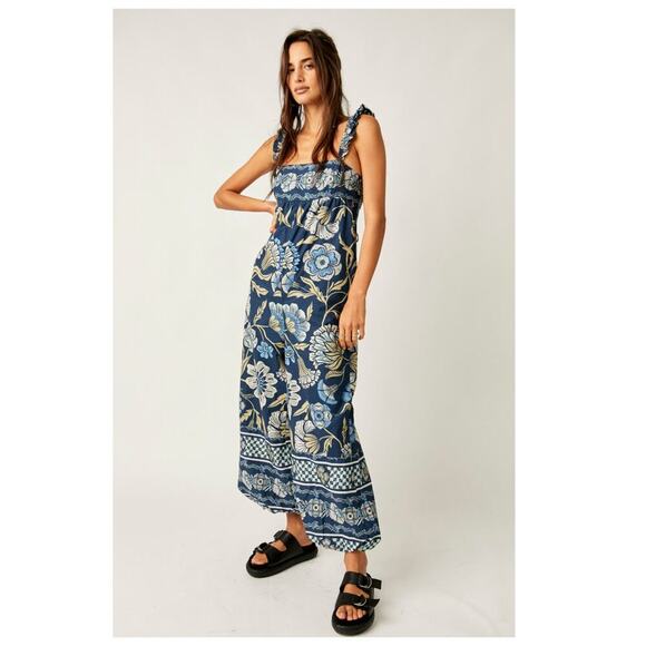 Free People Bali Albright Jumpsuit Size XS - Picture 1 of 14